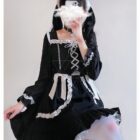 Lace Chibi Dress - Gothic Lolita Aesthetic word2