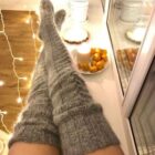 Knitxi Knitted Thigh High word3