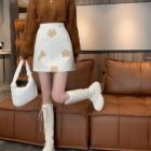 Small High Waist Slimming Hip Skirt - Korean Aesthetic word2