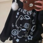 Nyanko Pastel Sweatshirt - Kawaii Clothes word1
