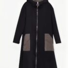 Super Long Hooded Coat word2