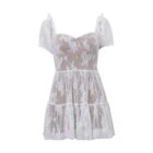 Short Mesh Dress - Coquette Aesthetic word1