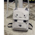 Kawaii Aesthetic Neko Backpack - School Edition word1