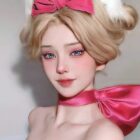 Oversize Bow Choker - Coquette Aesthetic word2