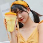 Kawaii Anti-drop Fruit Bottle word2