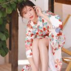 Retro Checkered Style Kimono - Japanese Aesthetic word3