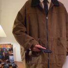 Korean Style College Jacket - Preppy Aesthetic word1