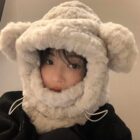 Fluffy Winter Hat - Bear Edition word2