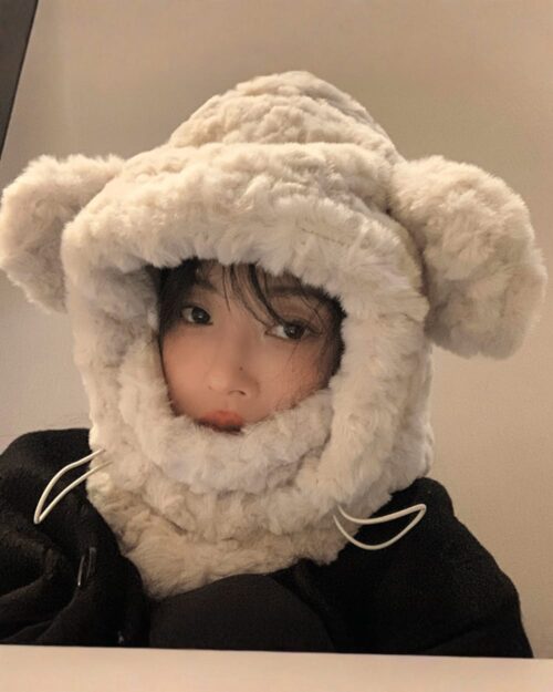 Fluffy Winter Hat - Bear Edition