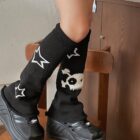Gyaru Leg Warmer - Gothic Aeshetic word2