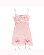 Pink Suspender Skirt