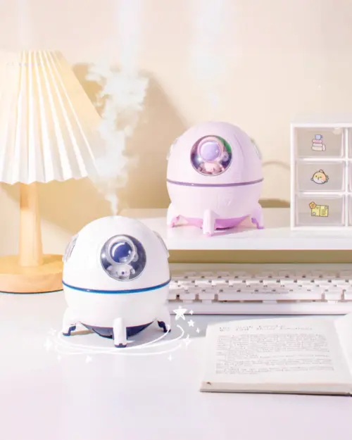 Kawaii Mini Spaceship Humidifier
