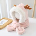 Cute and Fluffy Reindeer Winter Hat word1