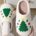 Plushy Home Slippers - Christmas Collection word2