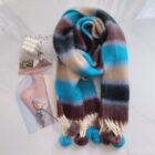 Fluffy Rainbow Scarf - Kawaii Winter Clothes word1