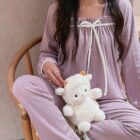 Loose Summer Pajamas - Korean Aesthetic word3