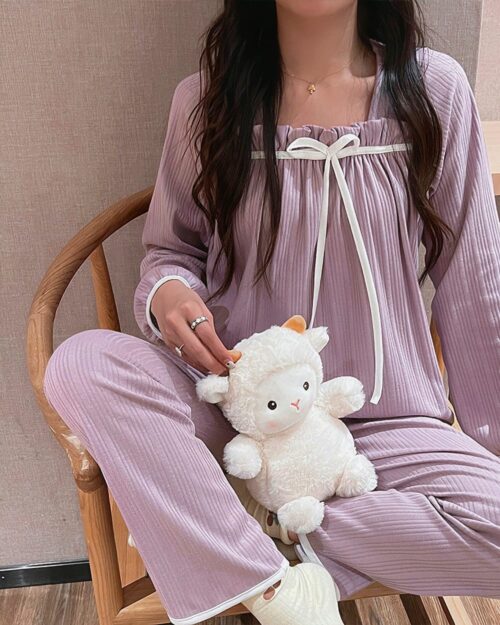 Loose Summer Pajamas - Korean Aesthetic