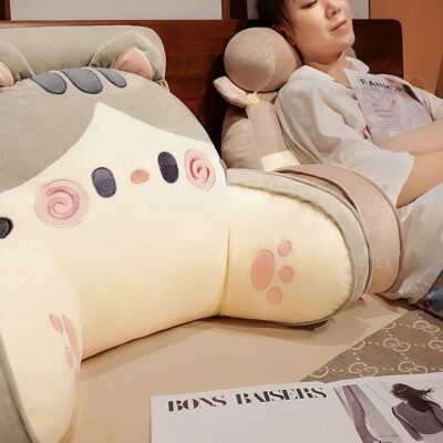 Kawaii Neko Cushion Plushie - Kawaii Home