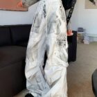 Washed out Artsy Pants - Y2K Aesthetic word2