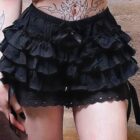 Black Puffy Skirt - Gothic Coquette Aesthetic word2