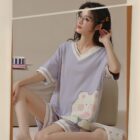 Happy Bear Summer Pajamas - Kawaii Clothes word3