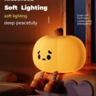 Pumpkin Night Silicone Lamp - Kawaii Halloween word1