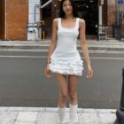 Ruffled Summer Dress - Coquette Aesthetic word1