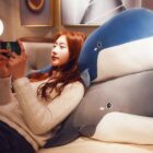 Kawaii Whale Plushies - Bubbles and Luna word1