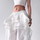 Fake Skirt Cargo Pants - Y2K Aesthetic word2