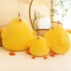 Kawaii Super Chonky Yellow Plushie - Goofy Edition, three chonky bird plushies in different sizes.