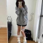 Kawaii Cat Paw Print Hoodie - Harajuku Aesthetic word2