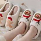 Plushy Home Slippers - Christmas Collection word2