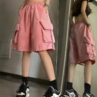 Loose Casual Shorts - Korean Aesthetic word3