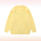 Loose Embroidered Sweater - Stretched Cat word1