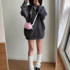 Japanese Style Cat Eared Hoodie - Harajuku Aesthetic word1
