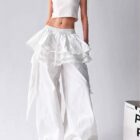 Fake Skirt Cargo Pants - Y2K Aesthetic word2