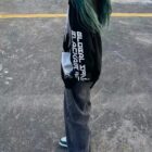 Black Harajuku Sweater - Animecore Aesthetic word1