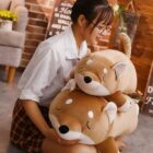 Kawaii Lazy Shiba Plushie word1