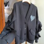 Lace Long Sleeve Cardigan - Kawaii Aesthetic word3