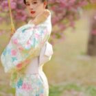 Japanese Floral Kimono - Traditional Aesthetic word1