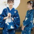 Deep Blue Yukata - Japanese Aesthetic word1