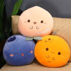Kawaii Fruit Plushie Cushion - Healthy Fruits Edition word2
