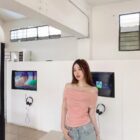 Off-shoulder Korean Top - Coquette Aesthetic word1