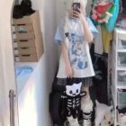 Harajuku Detachable Sleeve T-Shirt - Cutecore word3