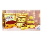A large snack bag plushies set featuring Chick Pudding and other cute characters.