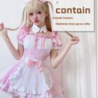 Pink Maid Costume - Kawaii Aesthetic word1
