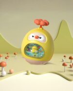 Kawaii bath toy: Yellow chicken submarine bathtub toy with accessories.