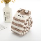 Winter Long Fluffy Socks - Animals Edition word3