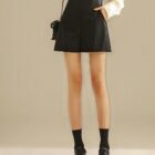 Vegan Leather High Waist Shorts - Vintage Aesthetic word1