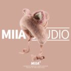 MIAA Fox Ears Plush Winter Hat word2